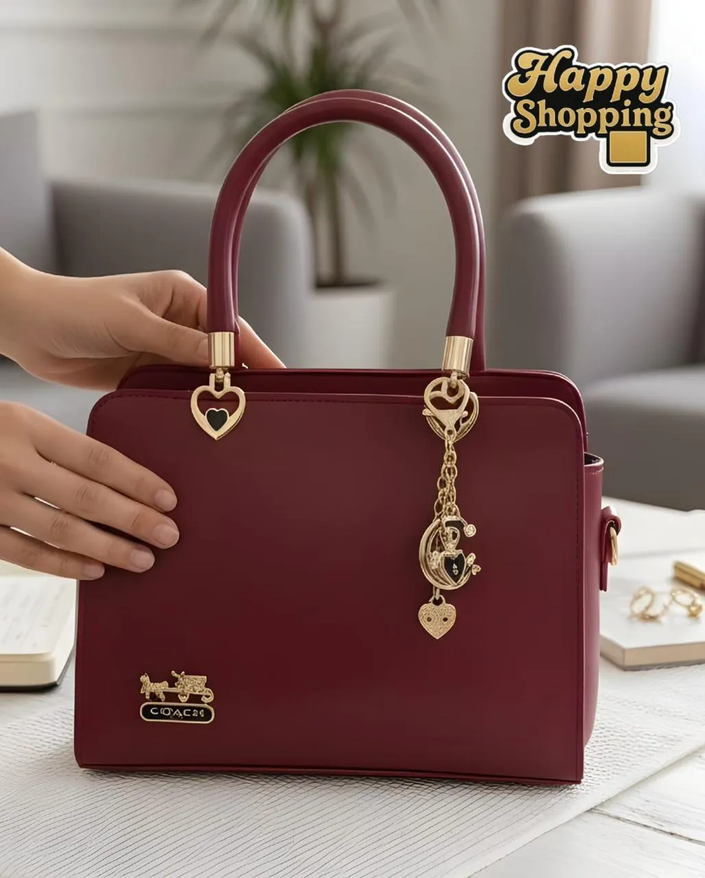 Girl's Rexine Shoulder Bag Multicolor Medium